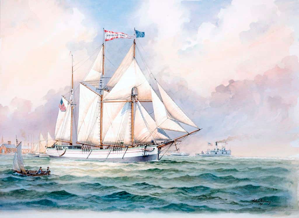 Artistic rendering of Windiate ship